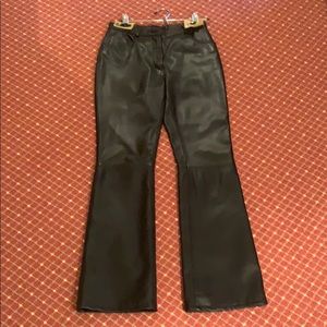 100 percent leather pants size 2